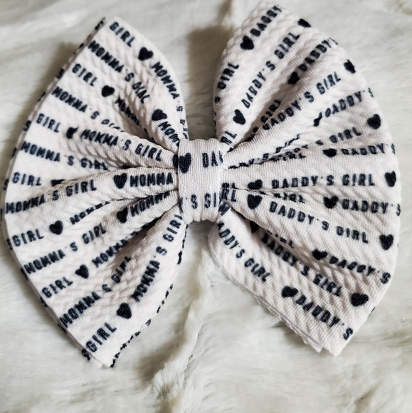 Other - 3 for $10 Handmade Mommy's Girl/Daddy's Girl Bow